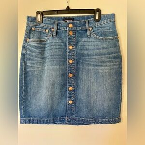 Jcrew denim skirt